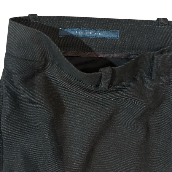 Perry Ellis Men’s Dress Pants Size 36x32 Classic Fit Gray Trousers - Picture 3 of 5